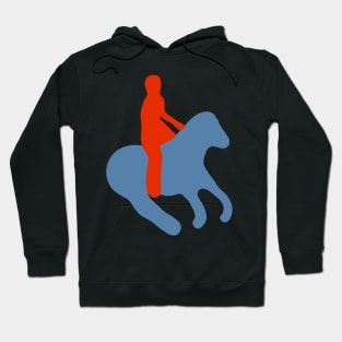 Horse Riding - Abstract Artwork Hoodie